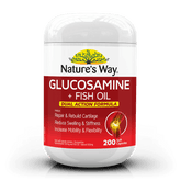 Nature's Way GLUCOSAMINE & FISH OIL 200 Capsules